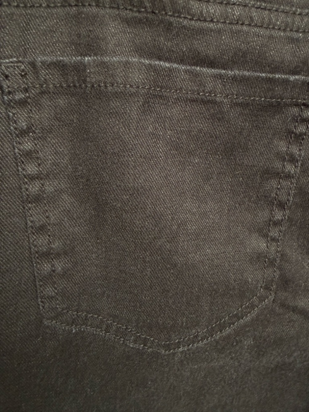 Curves 360 NYDJ Black Linen Blend Straight Leg Pants Stretch Slim Size 4 - Picture 14 of 16